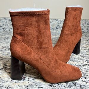 Charles David Faux Suede Pull On Boots